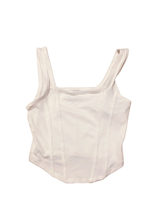 Hollister Tops - 🛍️3/$20🛍️ Hollister White Square-Neck Ribbed Tank